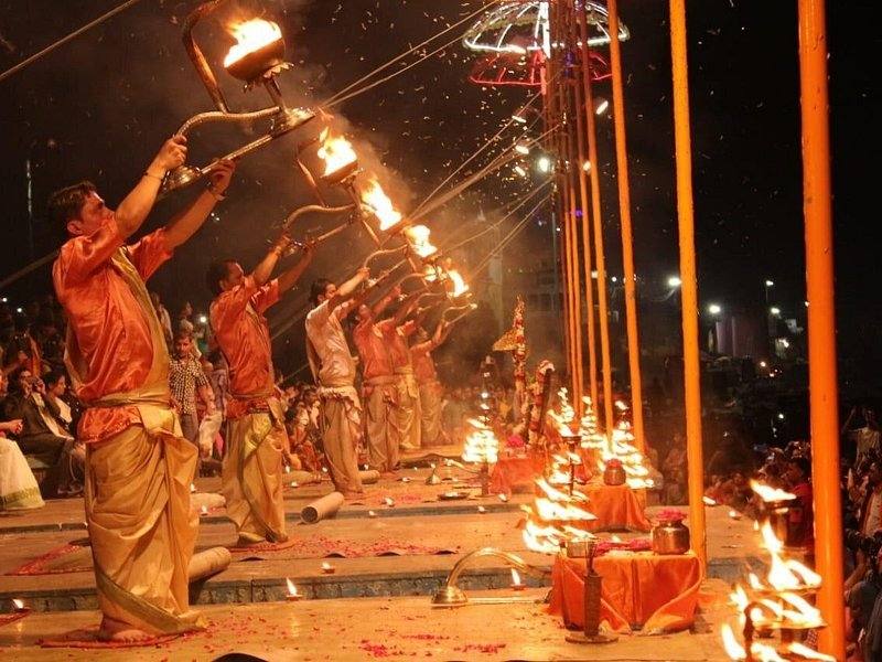 Ganga Aarti Varanasi India